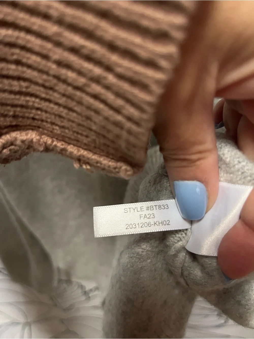 J. Crew Light Gray Collared V-Neck Sweater (rack)